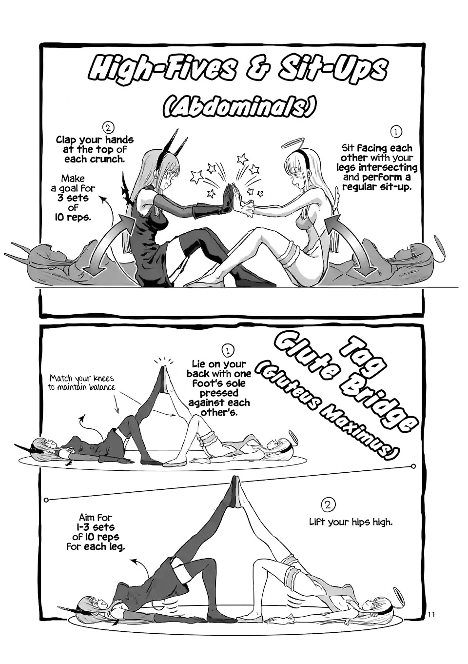Danberu nan kiro moteru? Chapter 160 page 12 - Chapter 160: Pair Training