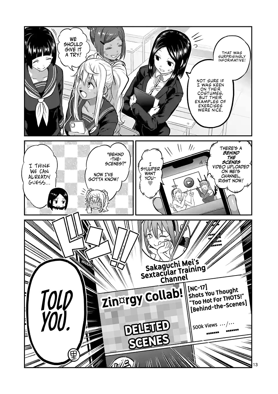 Danberu nan kiro moteru? Chapter 160 page 14 - Chapter 160: Pair Training