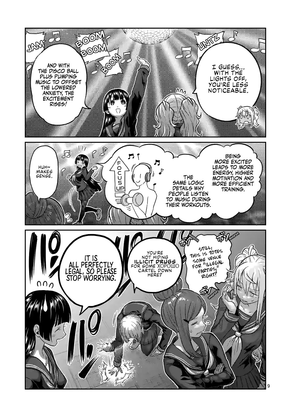 Danberu nan kiro moteru? Chapter 161 page 10 - Chapter 161: Dark Fitness Training