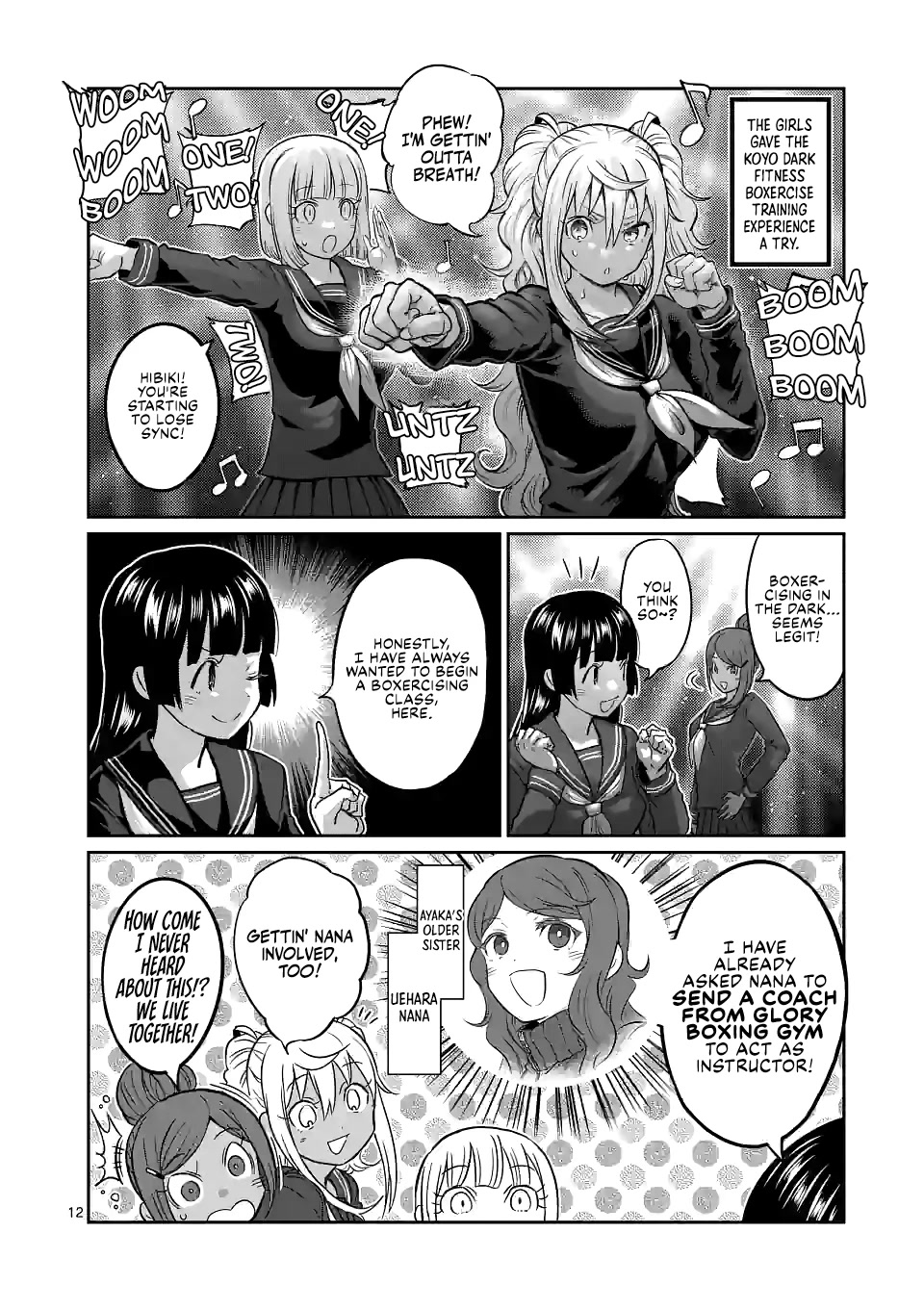 Danberu nan kiro moteru? Chapter 161 page 13 - Chapter 161: Dark Fitness Training