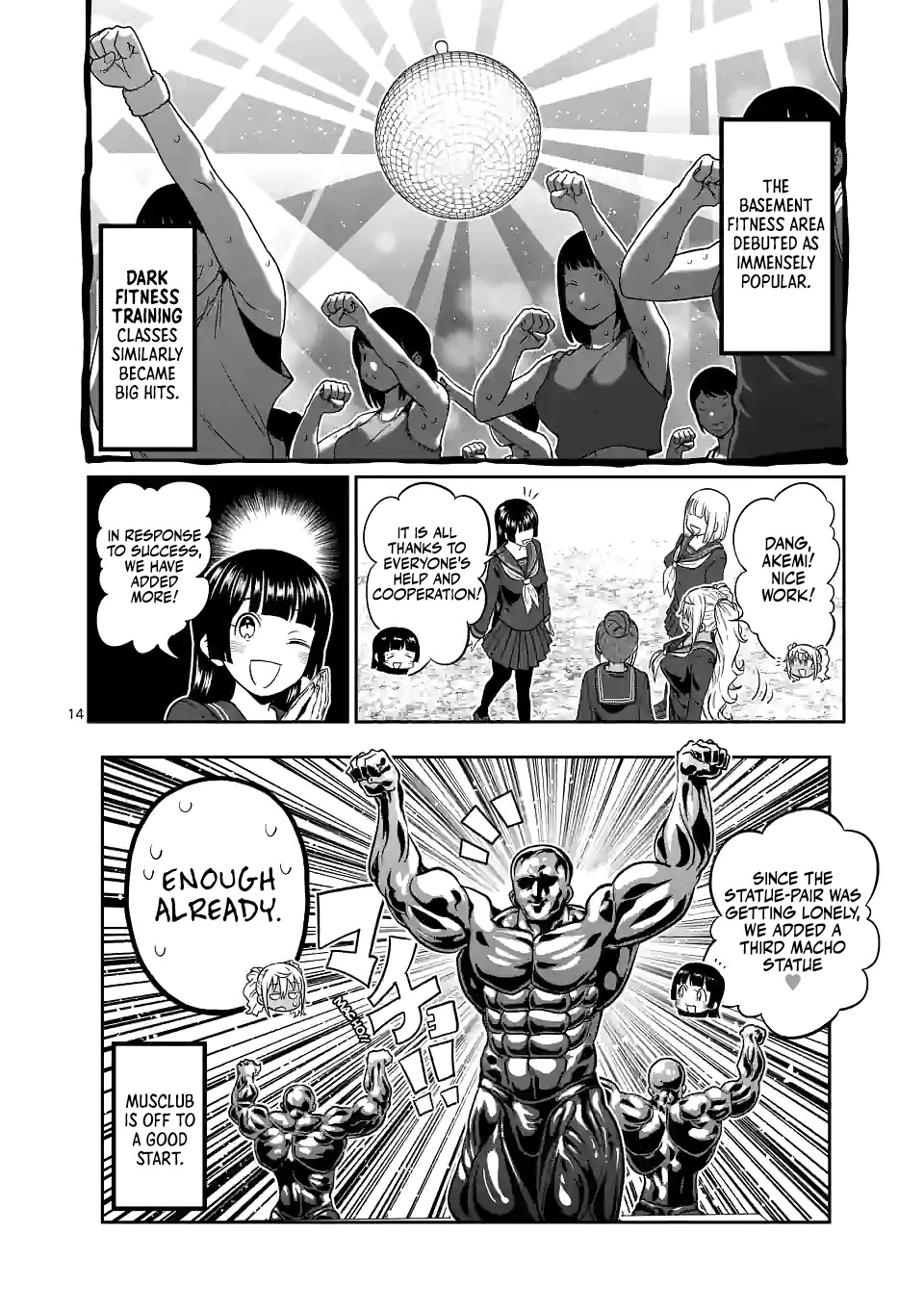 Danberu nan kiro moteru? Chapter 161 page 15 - Chapter 161: Dark Fitness Training
