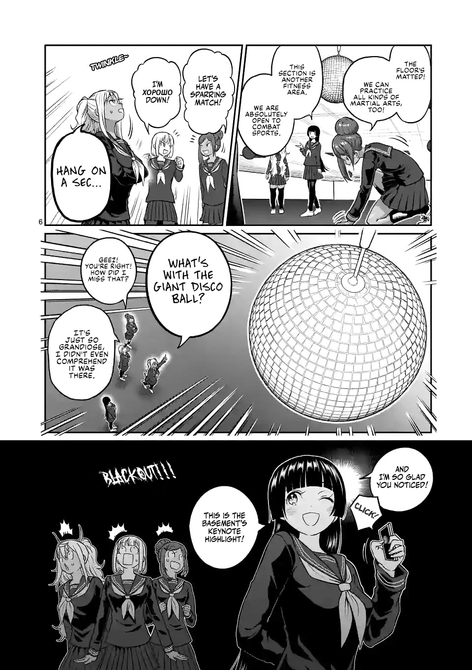 Danberu nan kiro moteru? Chapter 161 page 7 - Chapter 161: Dark Fitness Training