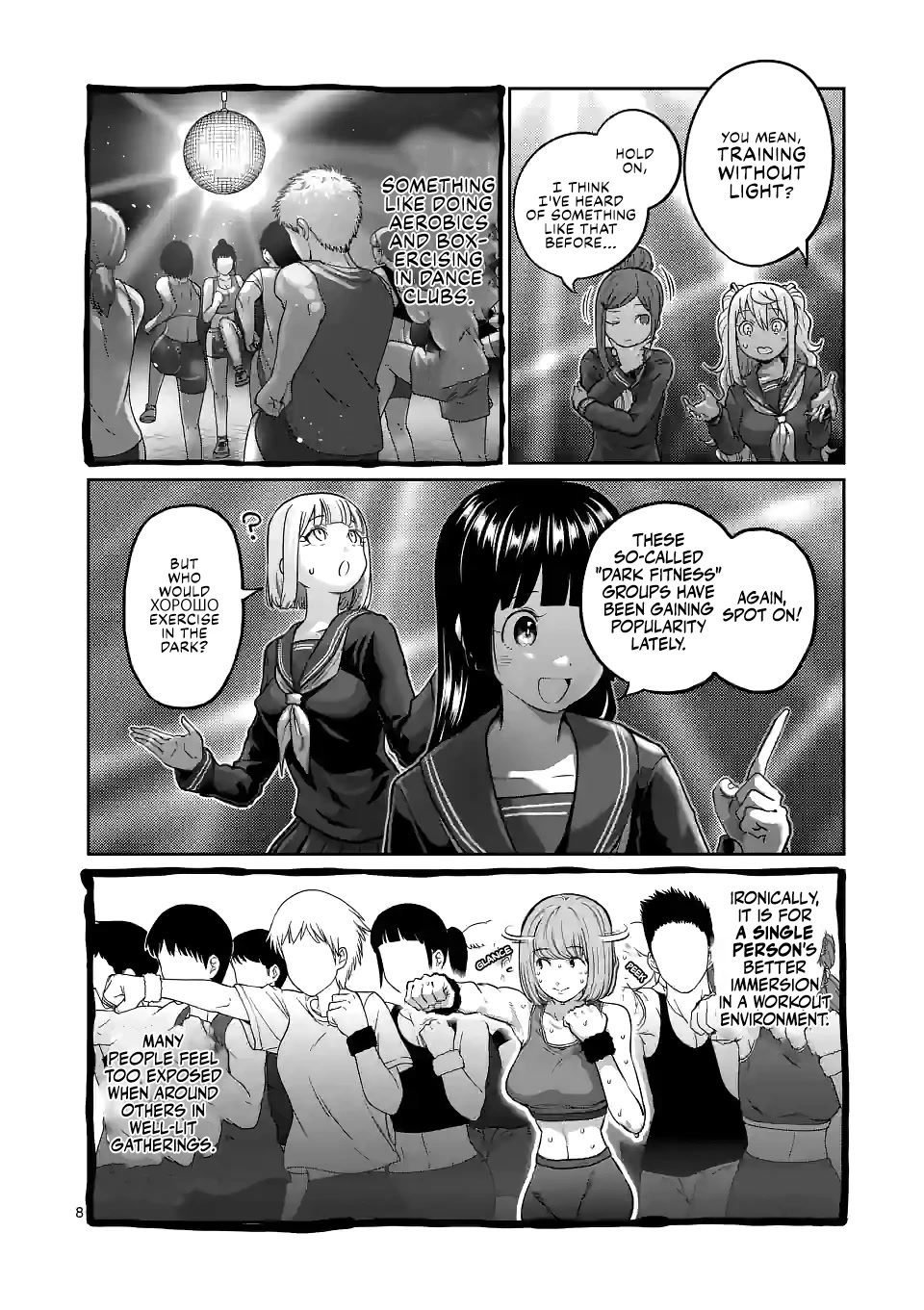 Danberu nan kiro moteru? Chapter 161 page 9 - Chapter 161: Dark Fitness Training