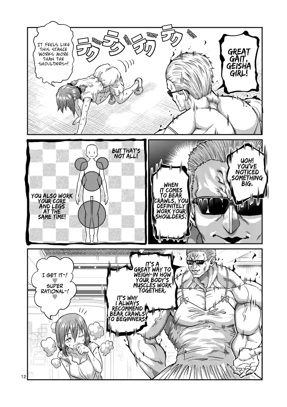 Danberu nan kiro moteru? Chapter 162 page 13 - Chapter 162: Bear Crawl
