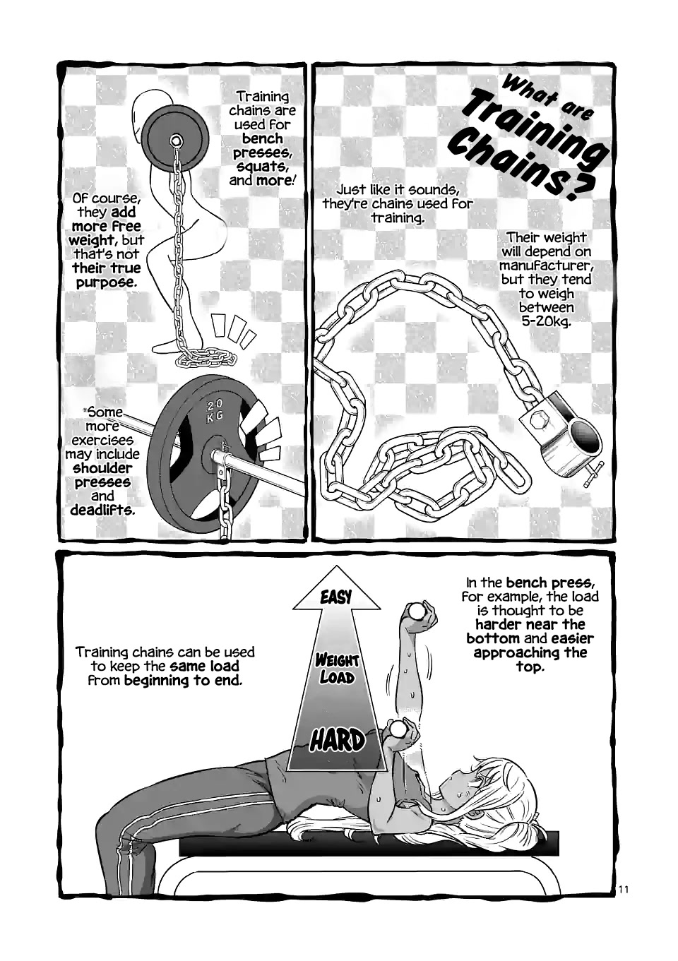 Danberu nan kiro moteru? Chapter 163 page 12 - Chapter 163: Training Chains