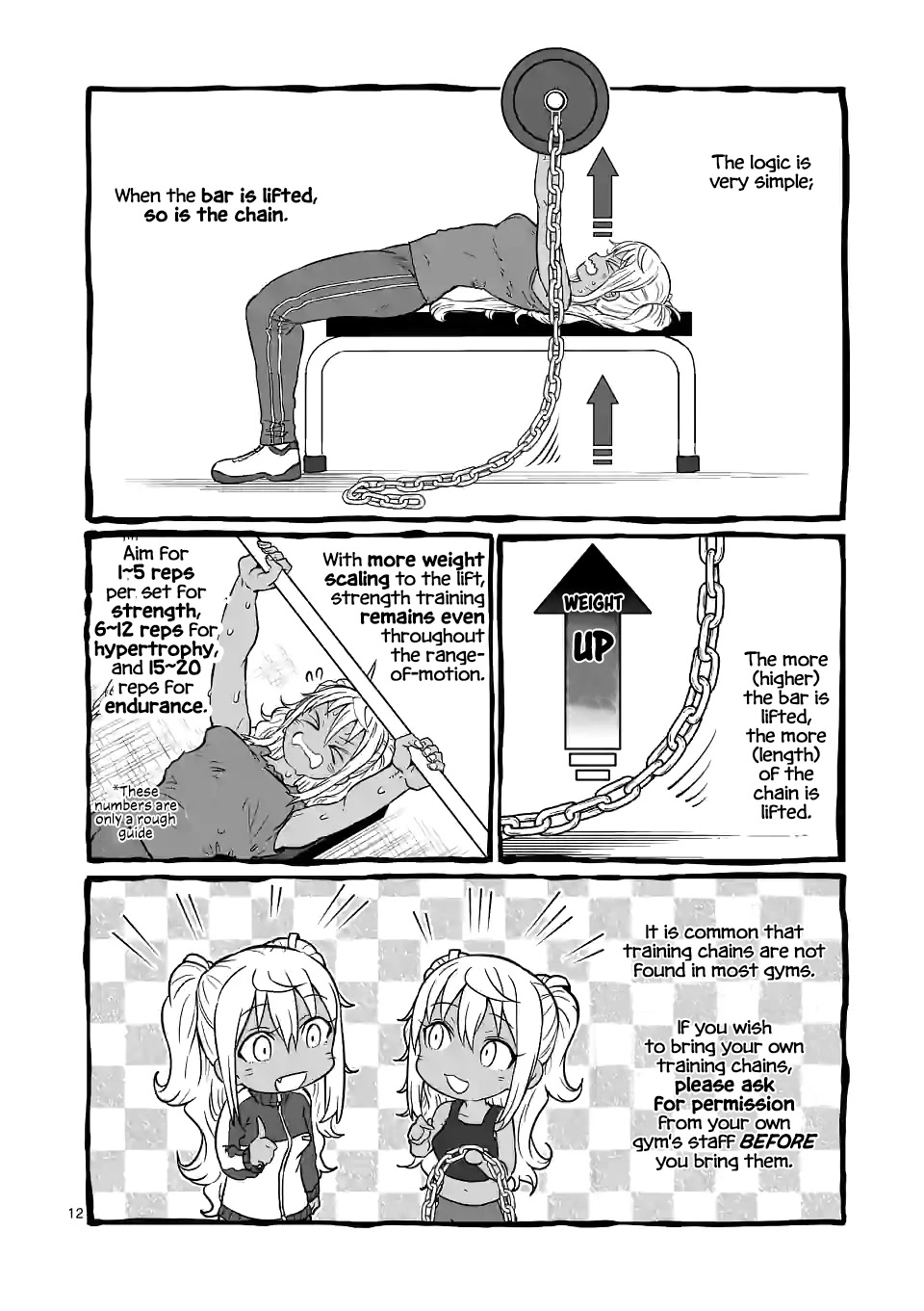 Danberu nan kiro moteru? Chapter 163 page 13 - Chapter 163: Training Chains