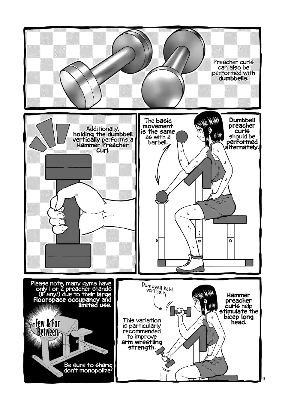 Danberu nan kiro moteru? Chapter 166 page 10 - Chapter 166: Preacher Curls