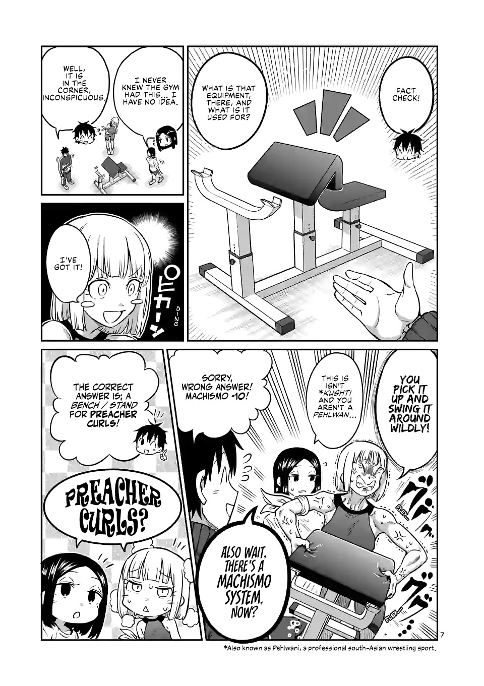 Danberu nan kiro moteru? Chapter 166 page 8 - Chapter 166: Preacher Curls