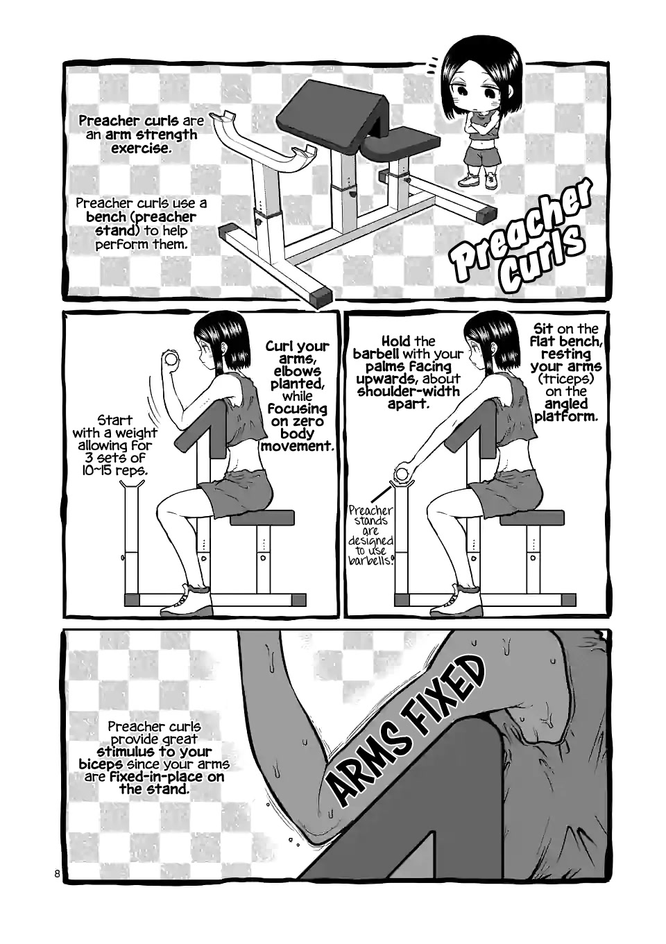 Danberu nan kiro moteru? Chapter 166 page 9 - Chapter 166: Preacher Curls