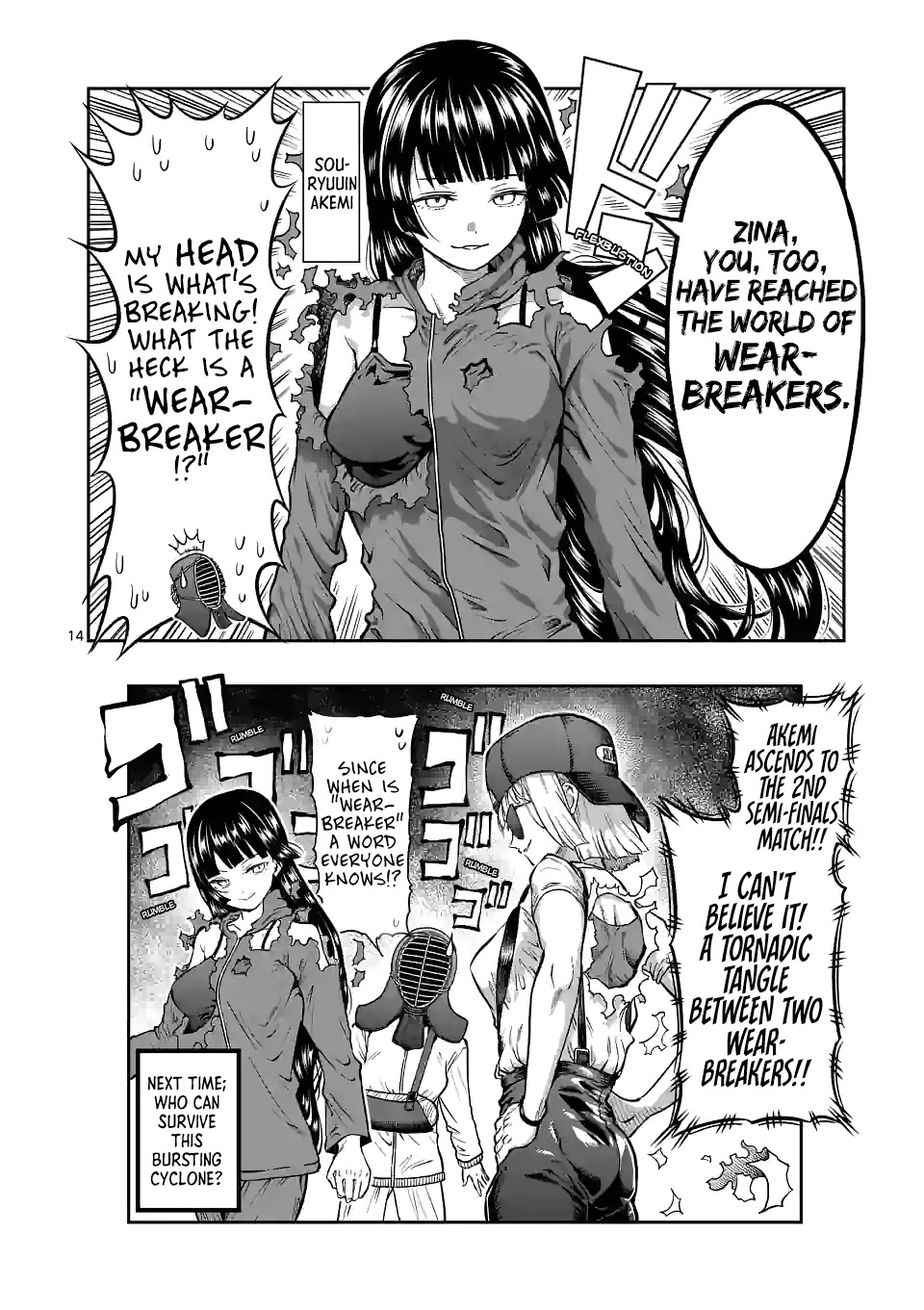 Danberu nan kiro moteru? Chapter 167 page 15 - Chapter 167: Parallel Grip Chinning