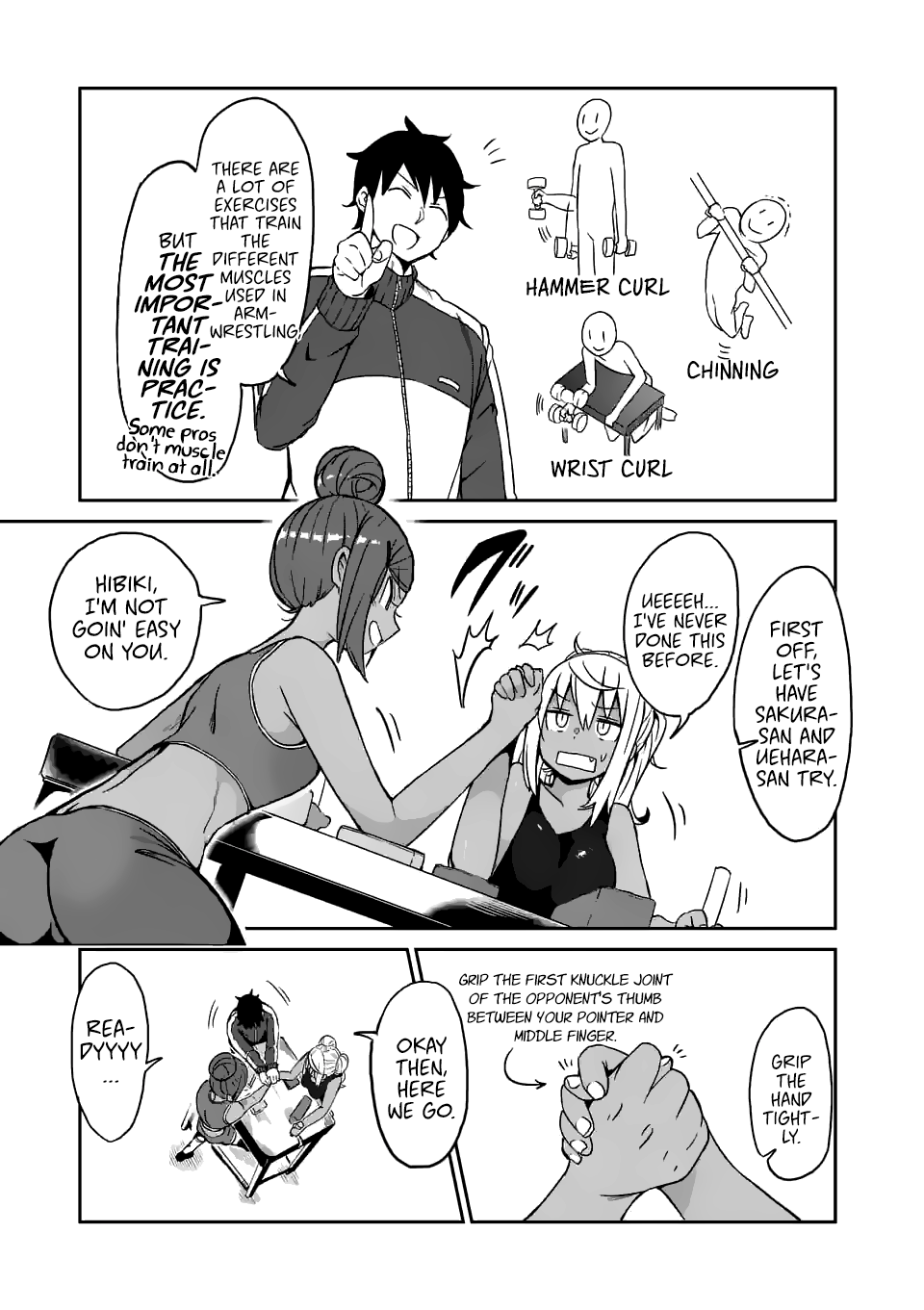 Danberu nan kiro moteru? Chapter 17 page 11 - Chapter 17: Arm Wrestling Part 1