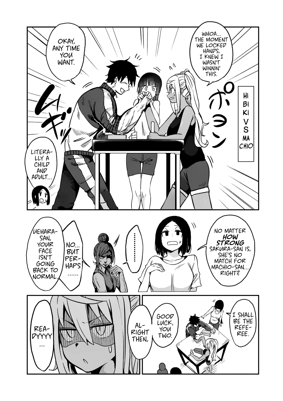 Danberu nan kiro moteru? Chapter 17 page 14 - Chapter 17: Arm Wrestling Part 1