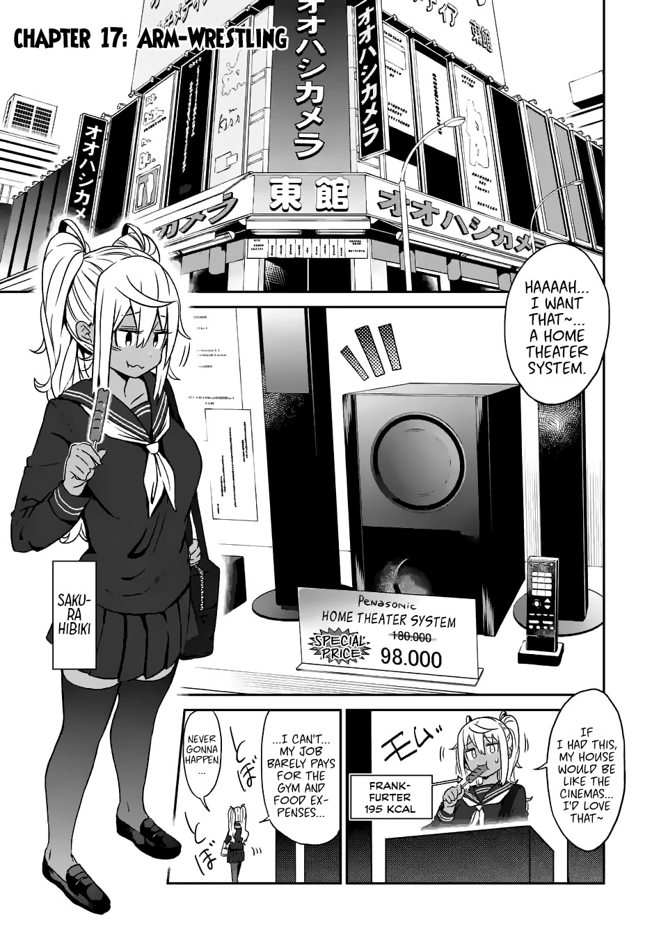 Danberu nan kiro moteru? Chapter 17 page 3 - Chapter 17: Arm Wrestling Part 1
