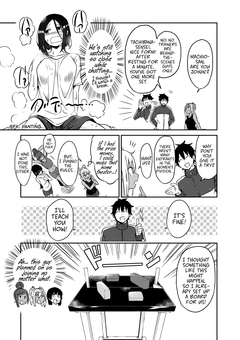 Danberu nan kiro moteru? Chapter 17 page 7 - Chapter 17: Arm Wrestling Part 1