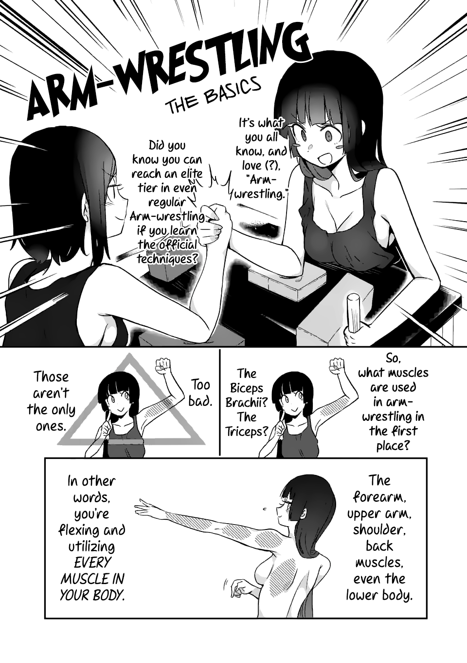 Danberu nan kiro moteru? Chapter 17 page 8 - Chapter 17: Arm Wrestling Part 1