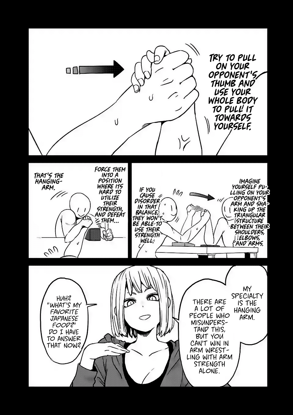 Danberu nan kiro moteru? Chapter 18 page 12 - Chapter 18: Arm Wrestling Part 2