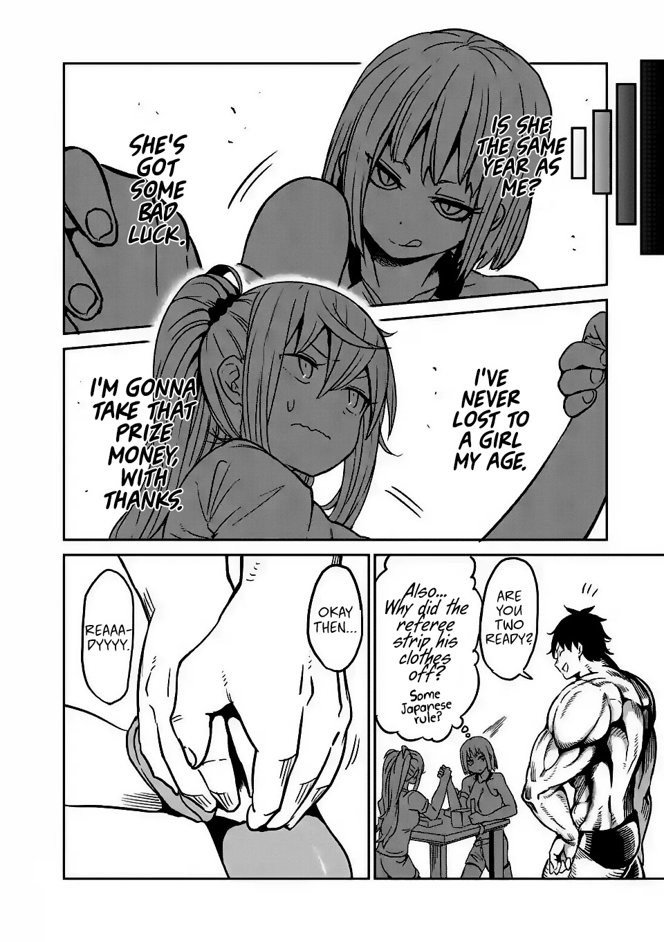 Danberu nan kiro moteru? Chapter 18 page 14 - Chapter 18: Arm Wrestling Part 2