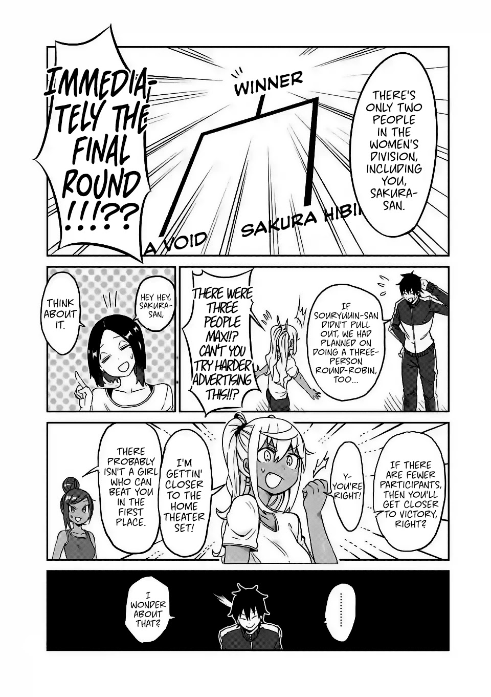 Danberu nan kiro moteru? Chapter 18 page 6 - Chapter 18: Arm Wrestling Part 2