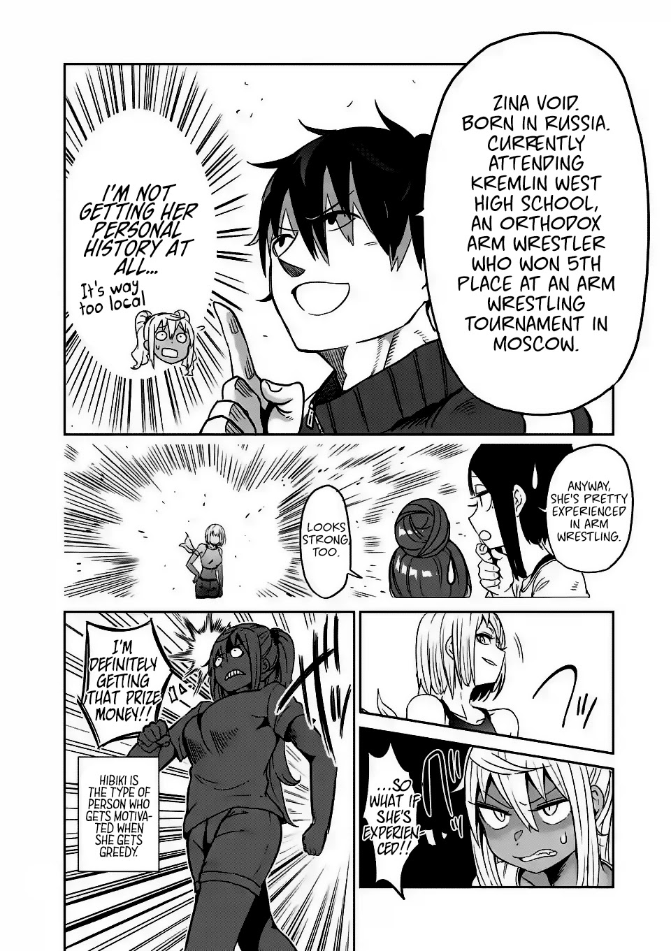 Danberu nan kiro moteru? Chapter 18 page 8 - Chapter 18: Arm Wrestling Part 2