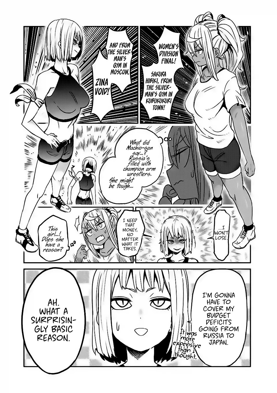 Danberu nan kiro moteru? Chapter 18 page 9 - Chapter 18: Arm Wrestling Part 2
