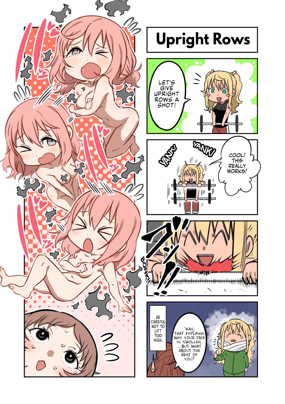 Danberu nan kiro moteru? Chapter 185 page 19 - Chapter 185: Upright Rows