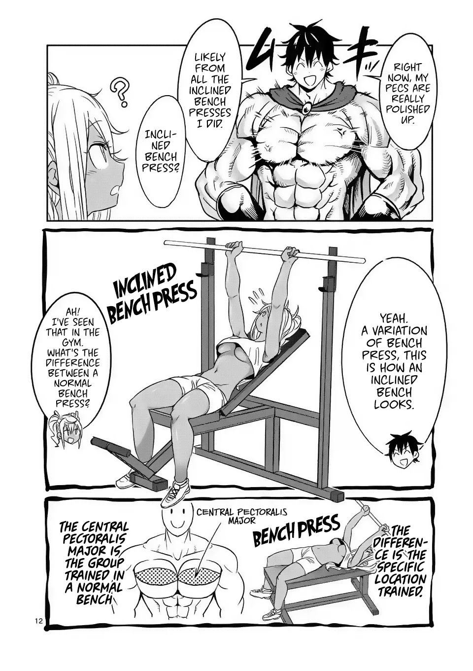 Danberu nan kiro moteru? Chapter 26 page 13 - Chapter 26: Incline Bench Press