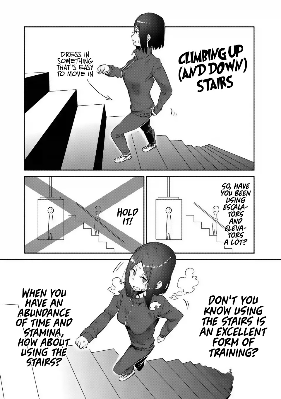 Danberu nan kiro moteru? Chapter 27 page 8 - Chapter 27: Stair Climb
