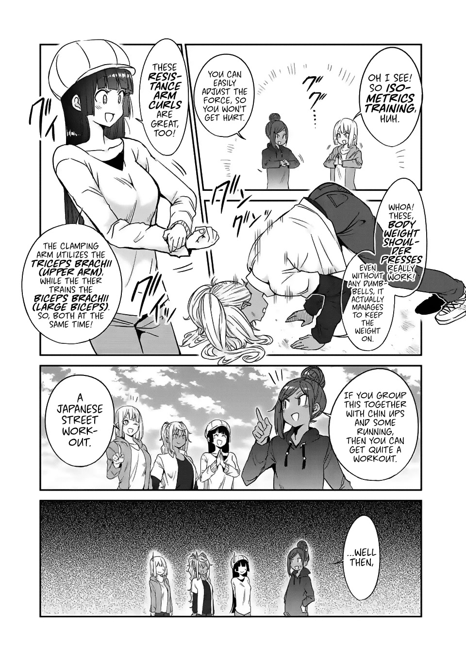 Danberu nan kiro moteru? Chapter 28 page 12 - Chapter 28: Street Workout