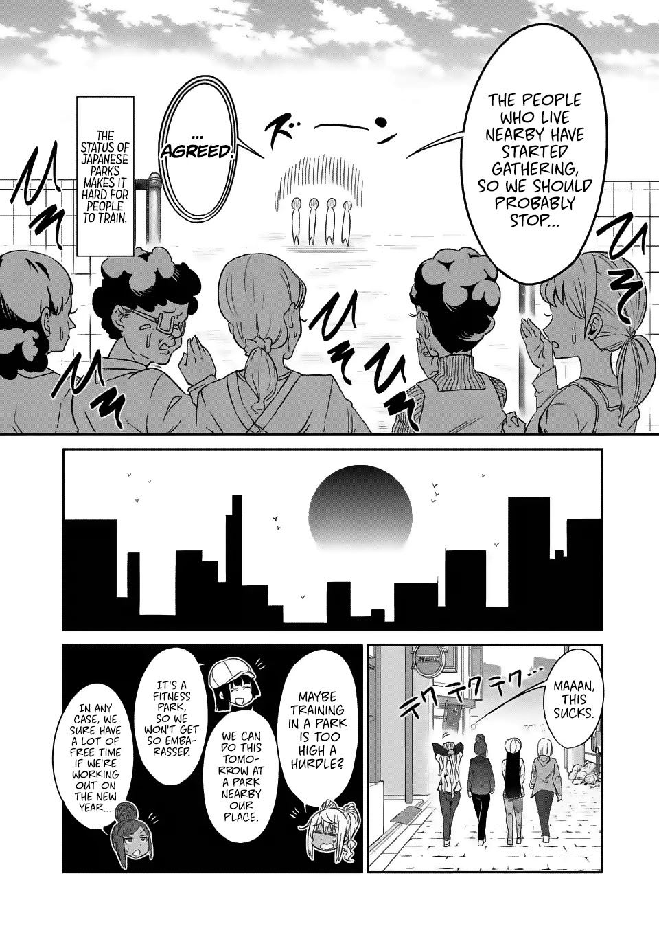 Danberu nan kiro moteru? Chapter 28 page 13 - Chapter 28: Street Workout