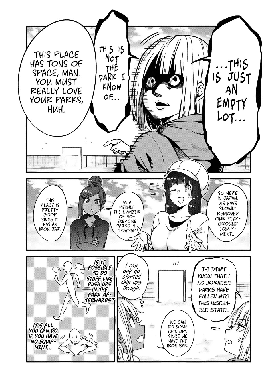 Danberu nan kiro moteru? Chapter 28 page 7 - Chapter 28: Street Workout