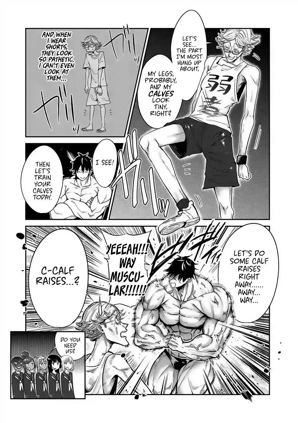 Danberu nan kiro moteru? Chapter 31 page 8 - Chapter 31: Calf Raise