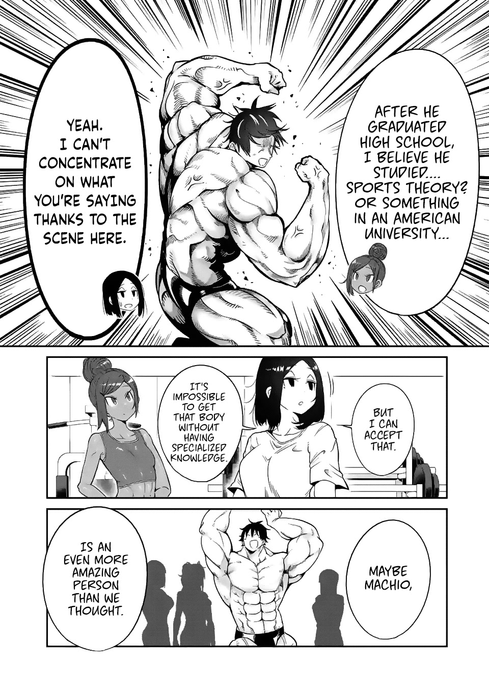 Danberu nan kiro moteru? Chapter 32 page 11 - Chapter 32: Marathon Training
