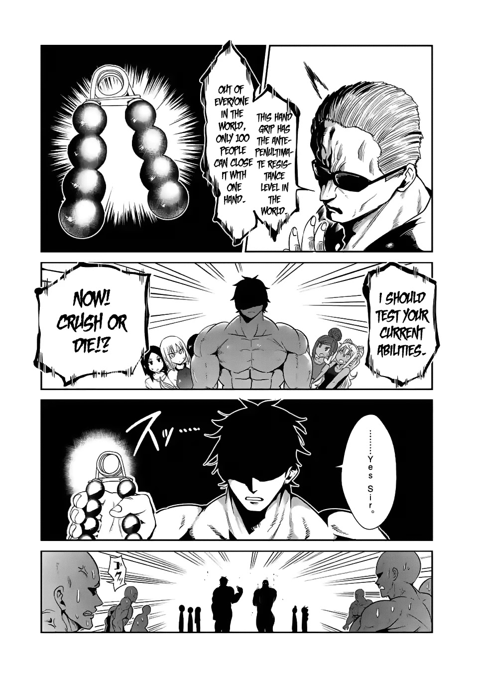 Danberu nan kiro moteru? Chapter 33 page 12 - Chapter 33: Grip Training