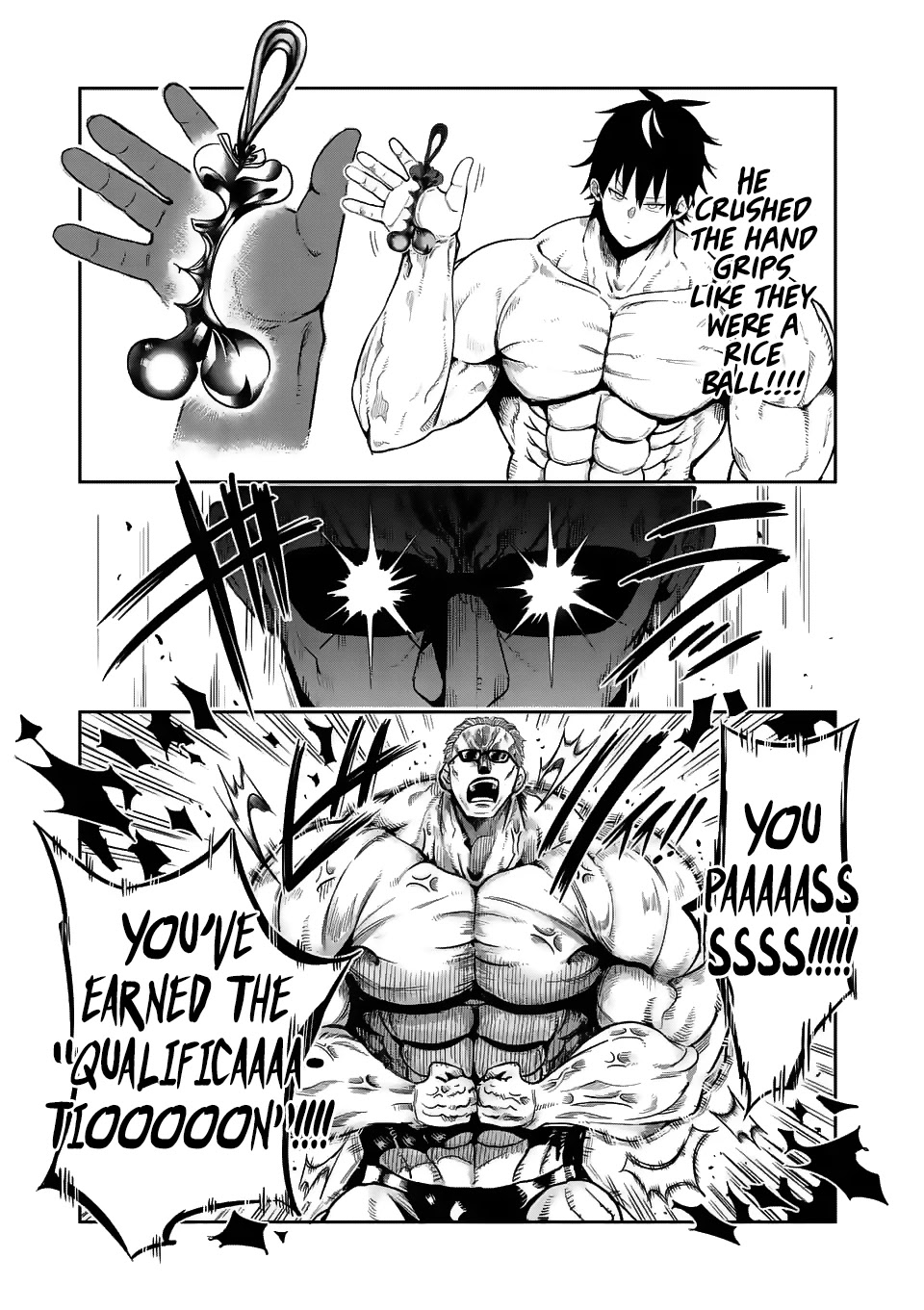 Danberu nan kiro moteru? Chapter 33 page 14 - Chapter 33: Grip Training