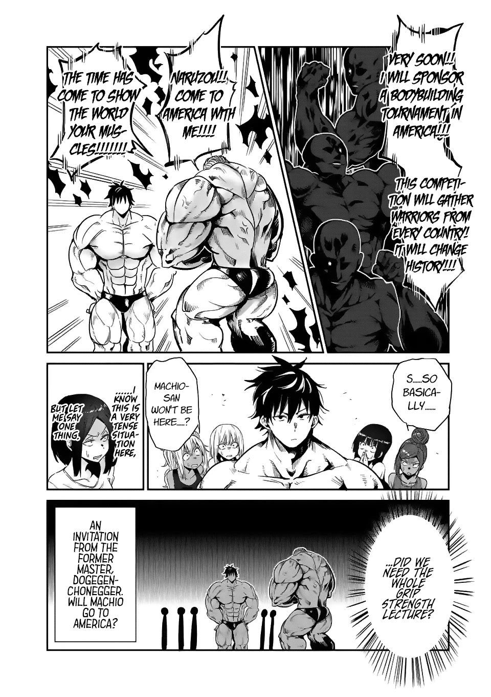 Danberu nan kiro moteru? Chapter 33 page 15 - Chapter 33: Grip Training