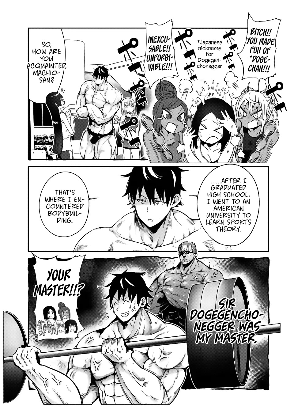 Danberu nan kiro moteru? Chapter 33 page 5 - Chapter 33: Grip Training