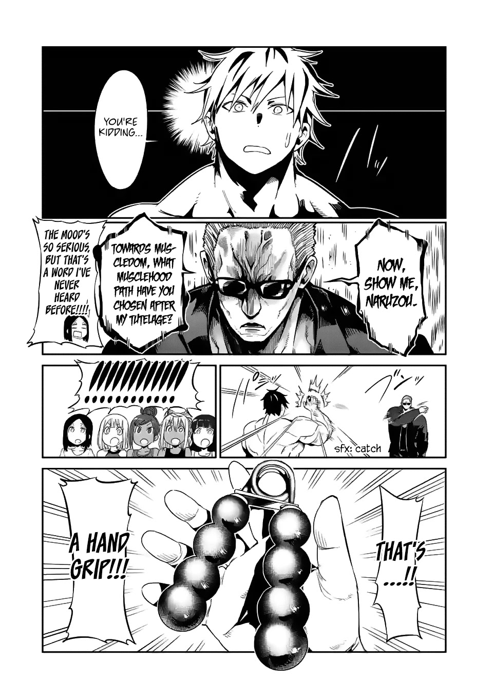 Danberu nan kiro moteru? Chapter 33 page 8 - Chapter 33: Grip Training
