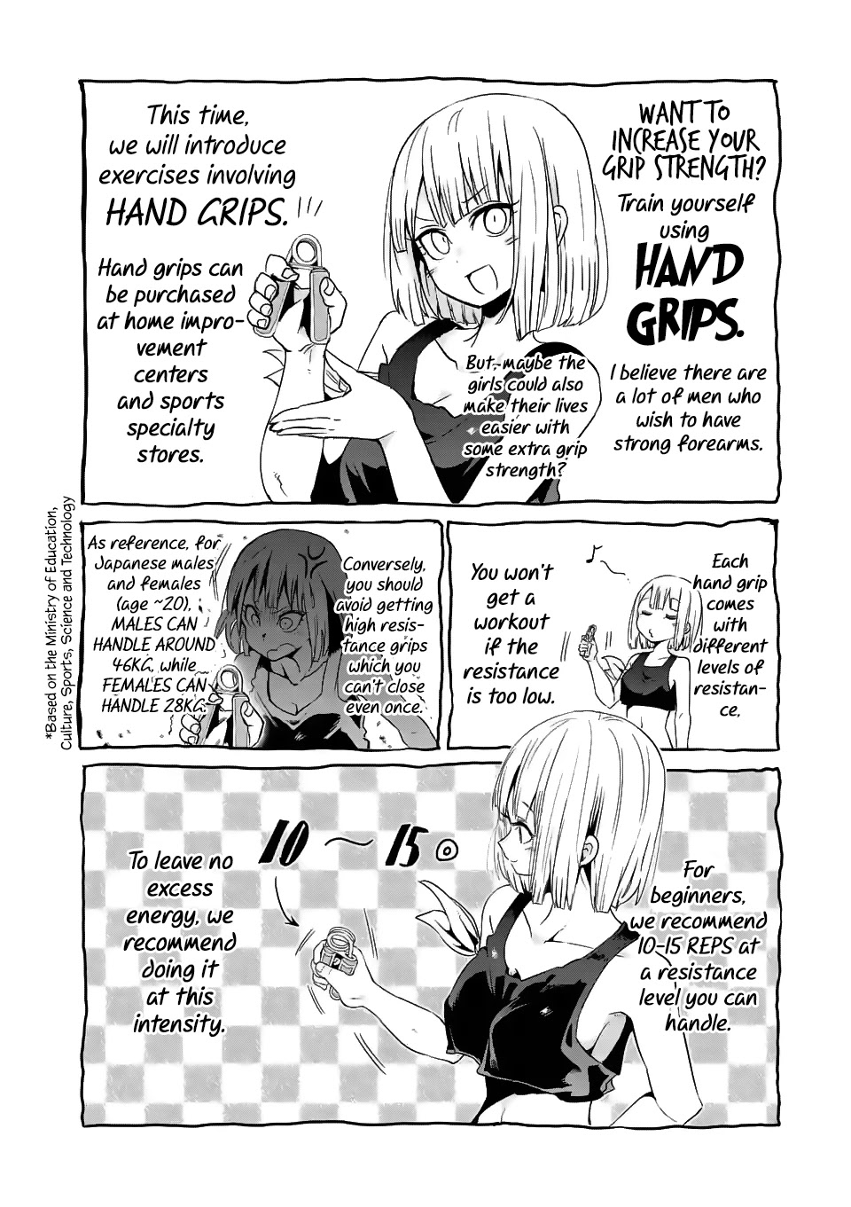 Danberu nan kiro moteru? Chapter 33 page 9 - Chapter 33: Grip Training