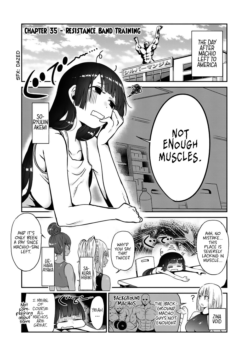 Danberu nan kiro moteru? Chapter 35 page 2 - Chapter 35: Resistance Training