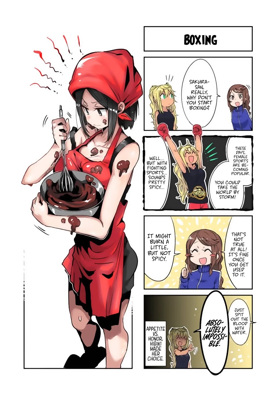 Danberu nan kiro moteru? Chapter 38 page 16 - Chapter 38: Boxing Training