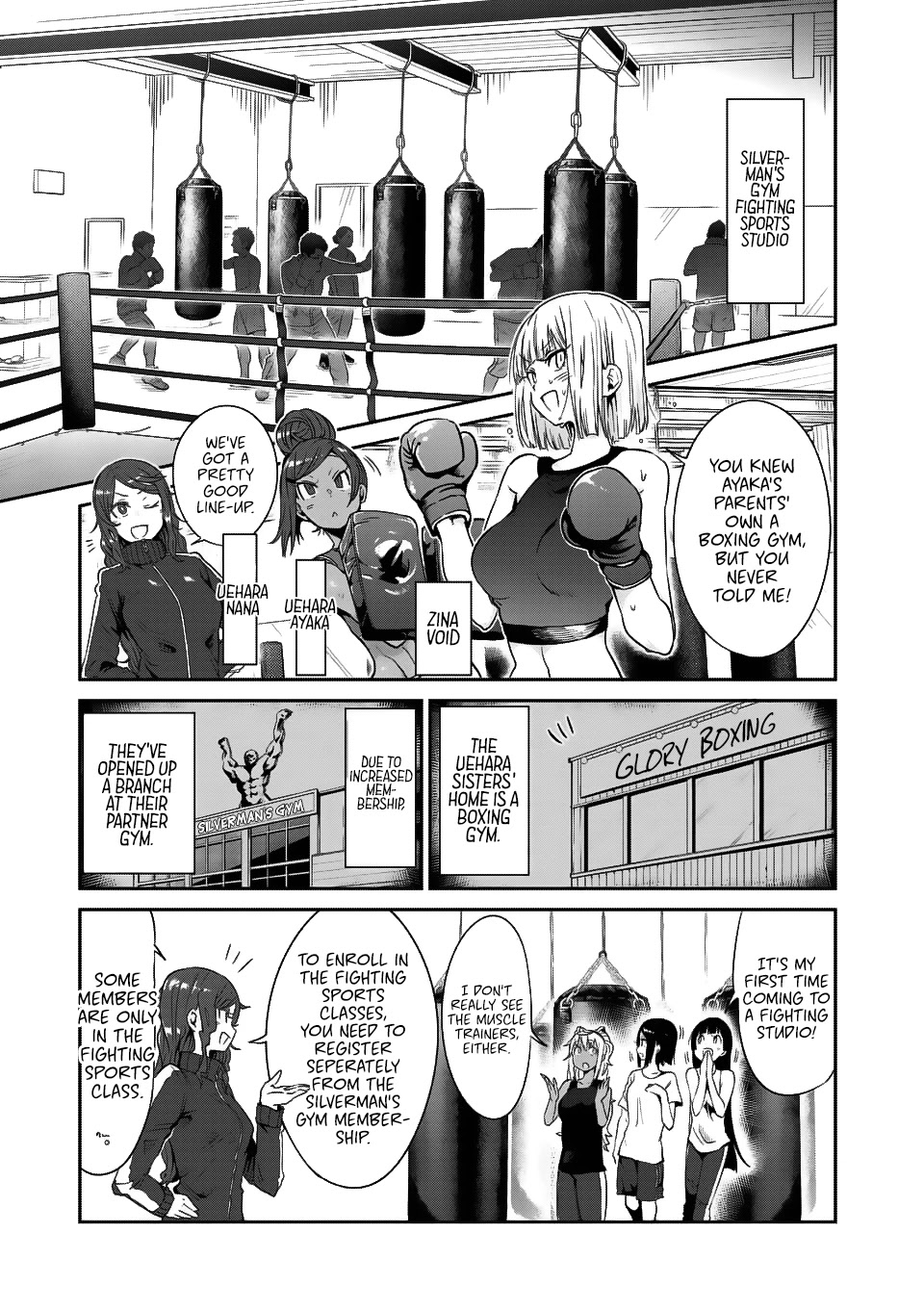 Danberu nan kiro moteru? Chapter 38 page 4 - Chapter 38: Boxing Training
