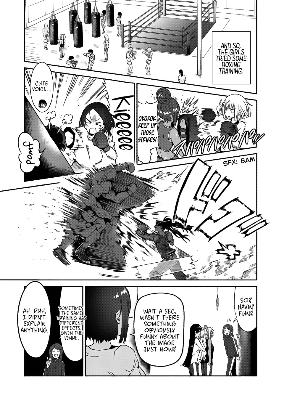 Danberu nan kiro moteru? Chapter 38 page 6 - Chapter 38: Boxing Training