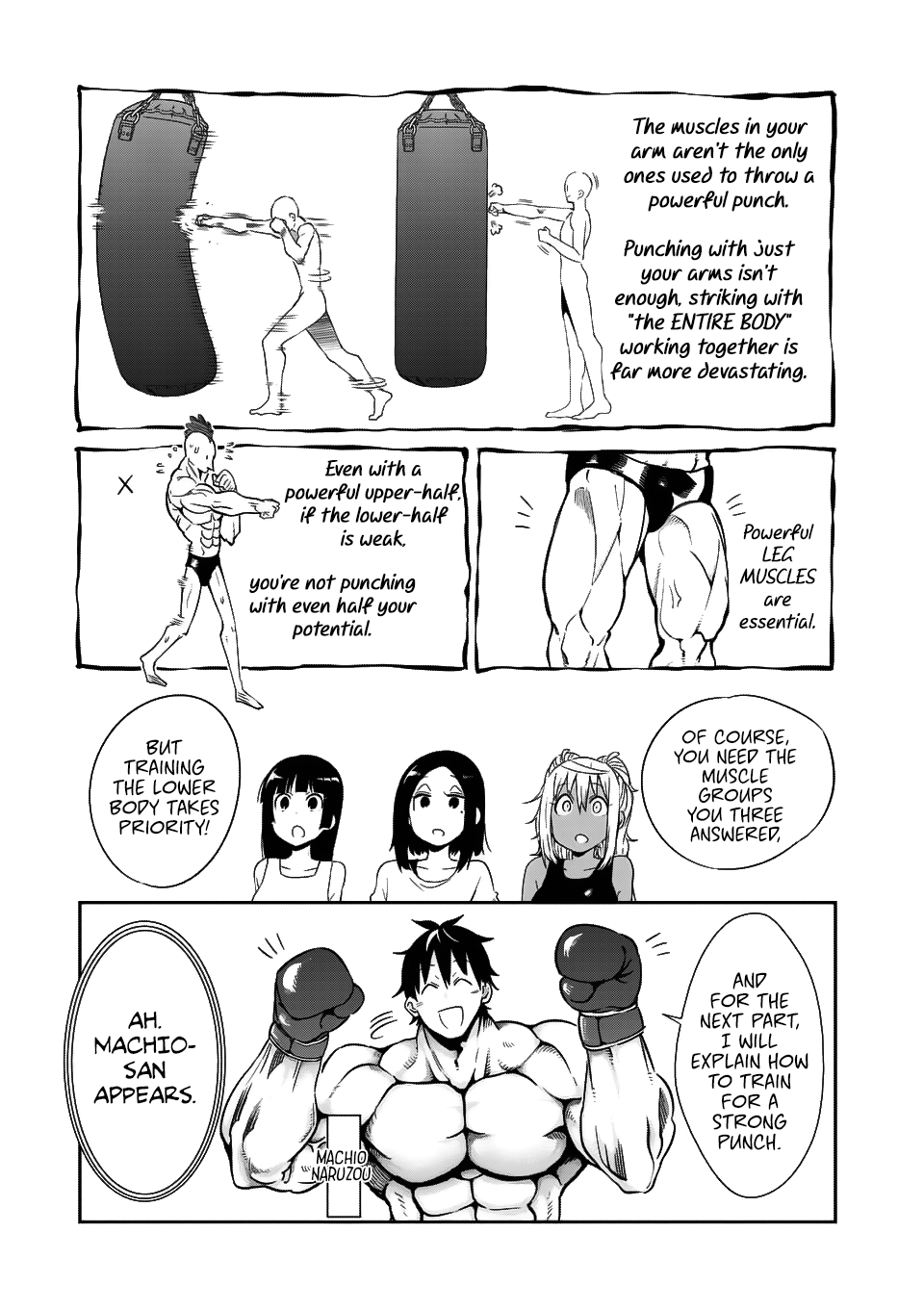 Danberu nan kiro moteru? Chapter 38 page 8 - Chapter 38: Boxing Training