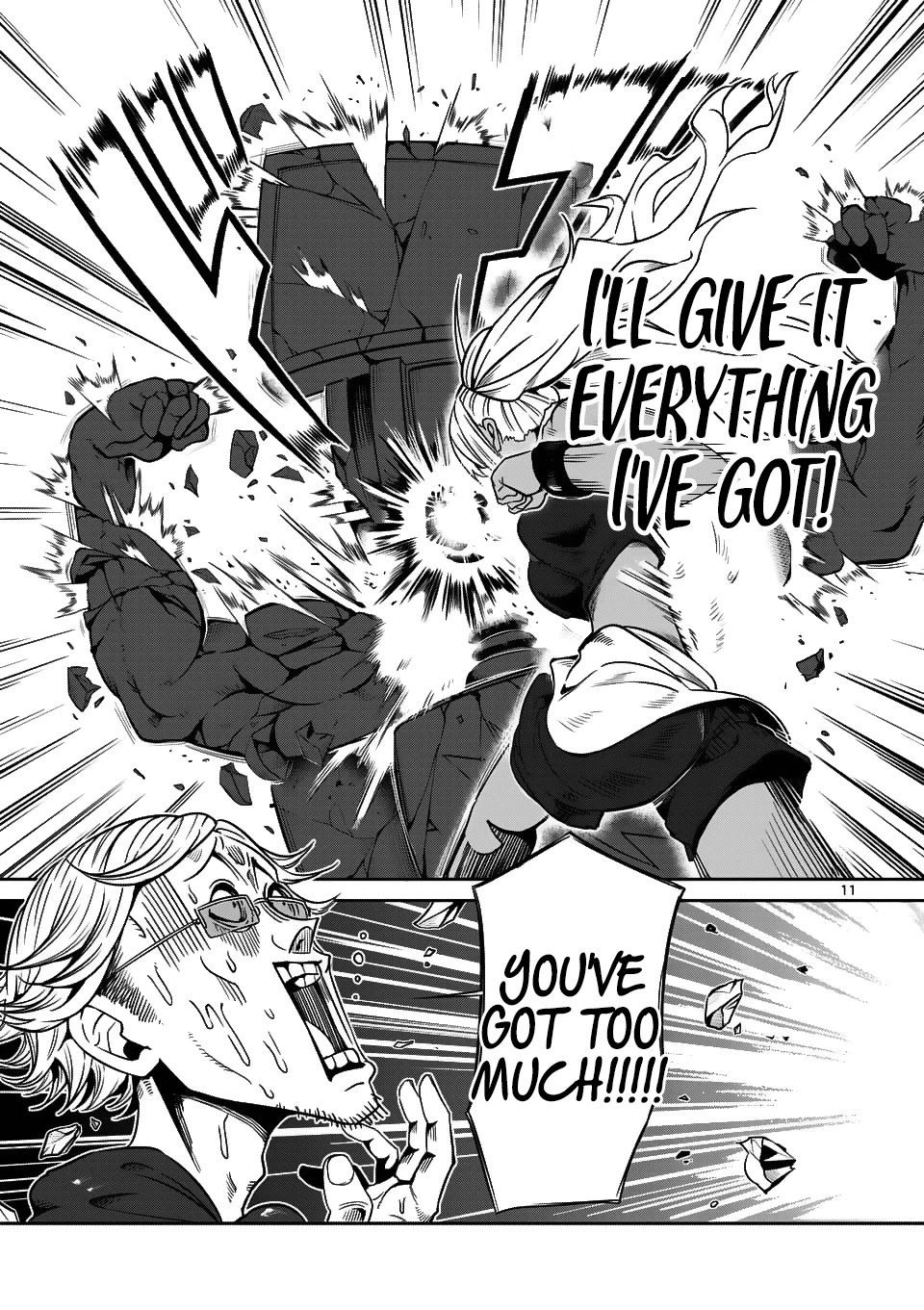 Danberu nan kiro moteru? Chapter 39 page 12 - Chapter 39: Punching Machine Contest