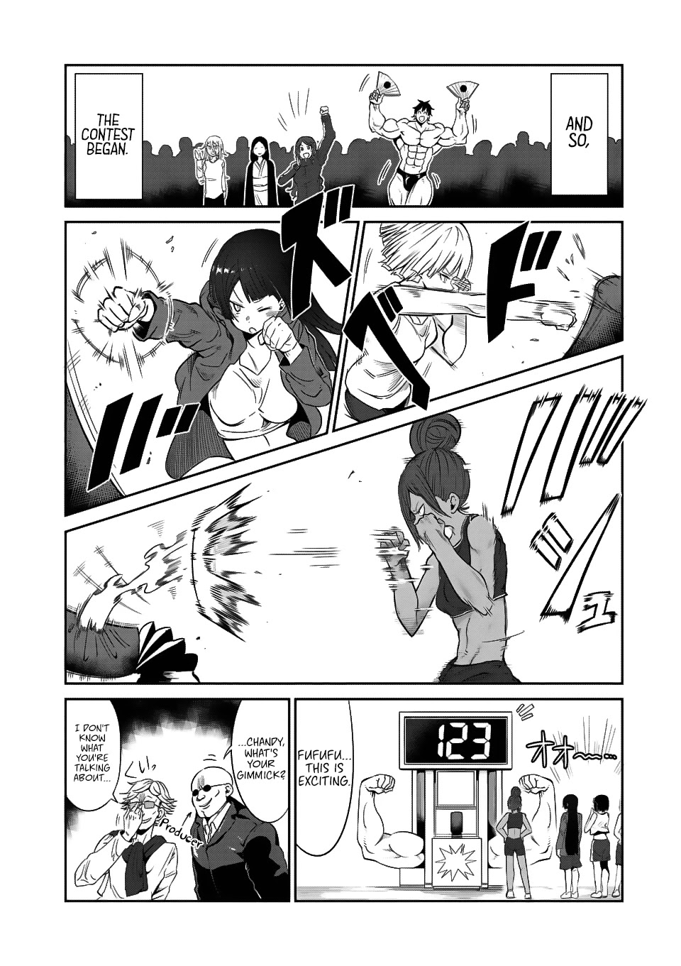 Danberu nan kiro moteru? Chapter 39 page 5 - Chapter 39: Punching Machine Contest