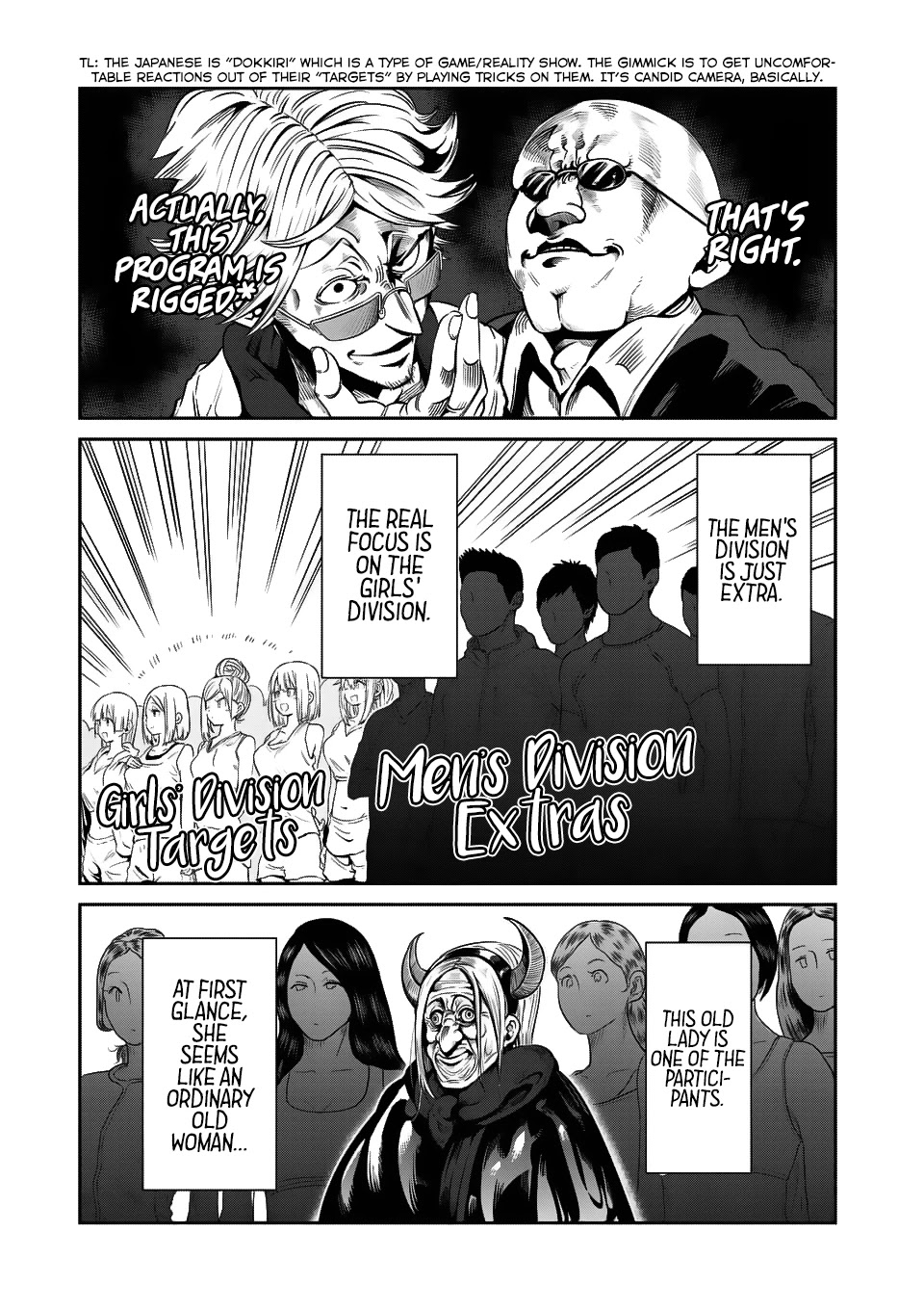 Danberu nan kiro moteru? Chapter 39 page 6 - Chapter 39: Punching Machine Contest
