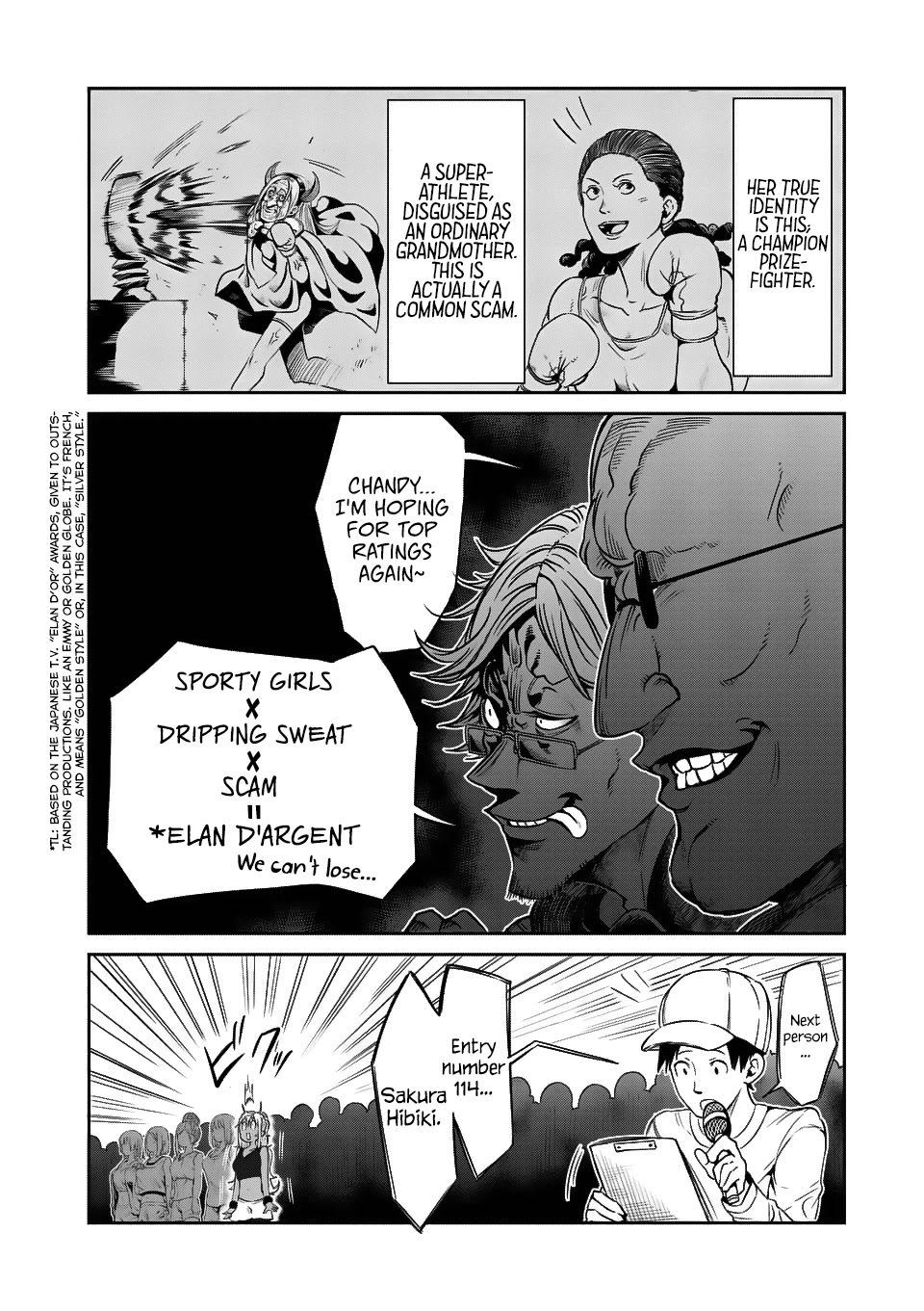 Danberu nan kiro moteru? Chapter 39 page 7 - Chapter 39: Punching Machine Contest