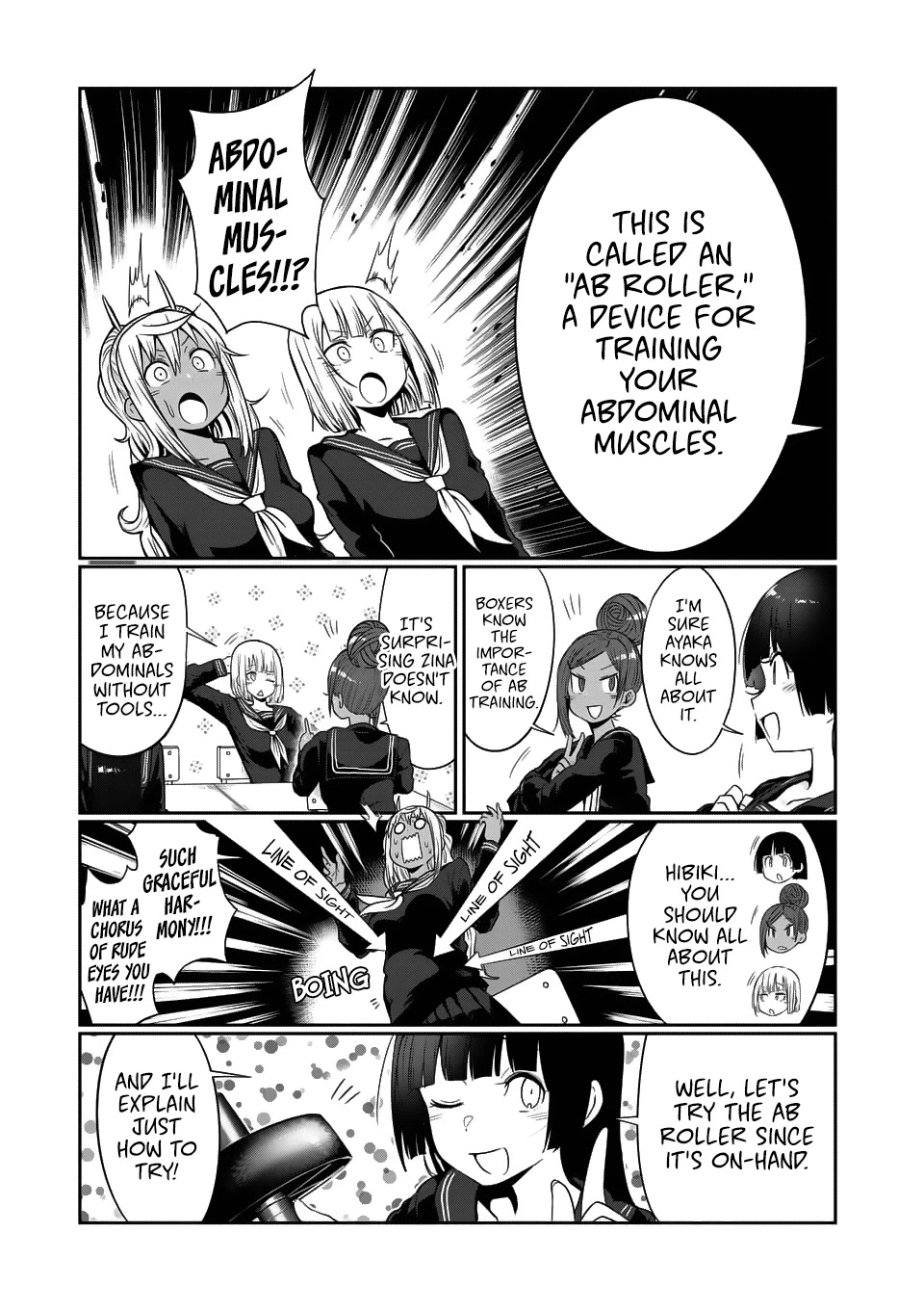 Danberu nan kiro moteru? Chapter 41 page 6 - Chapter 41: Ab Roller