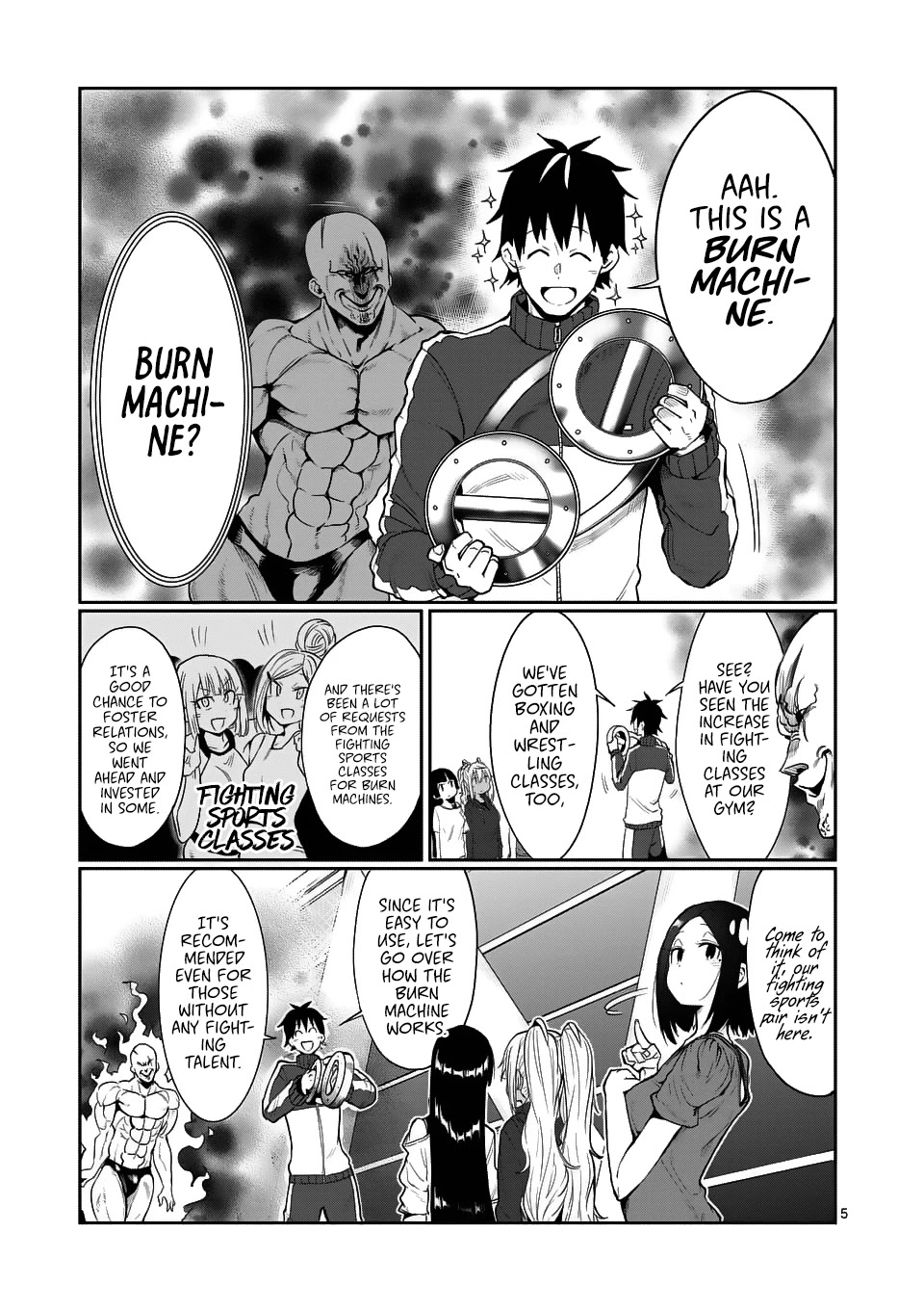 Danberu nan kiro moteru? Chapter 42 page 5 - Chapter 42: Burn Machine