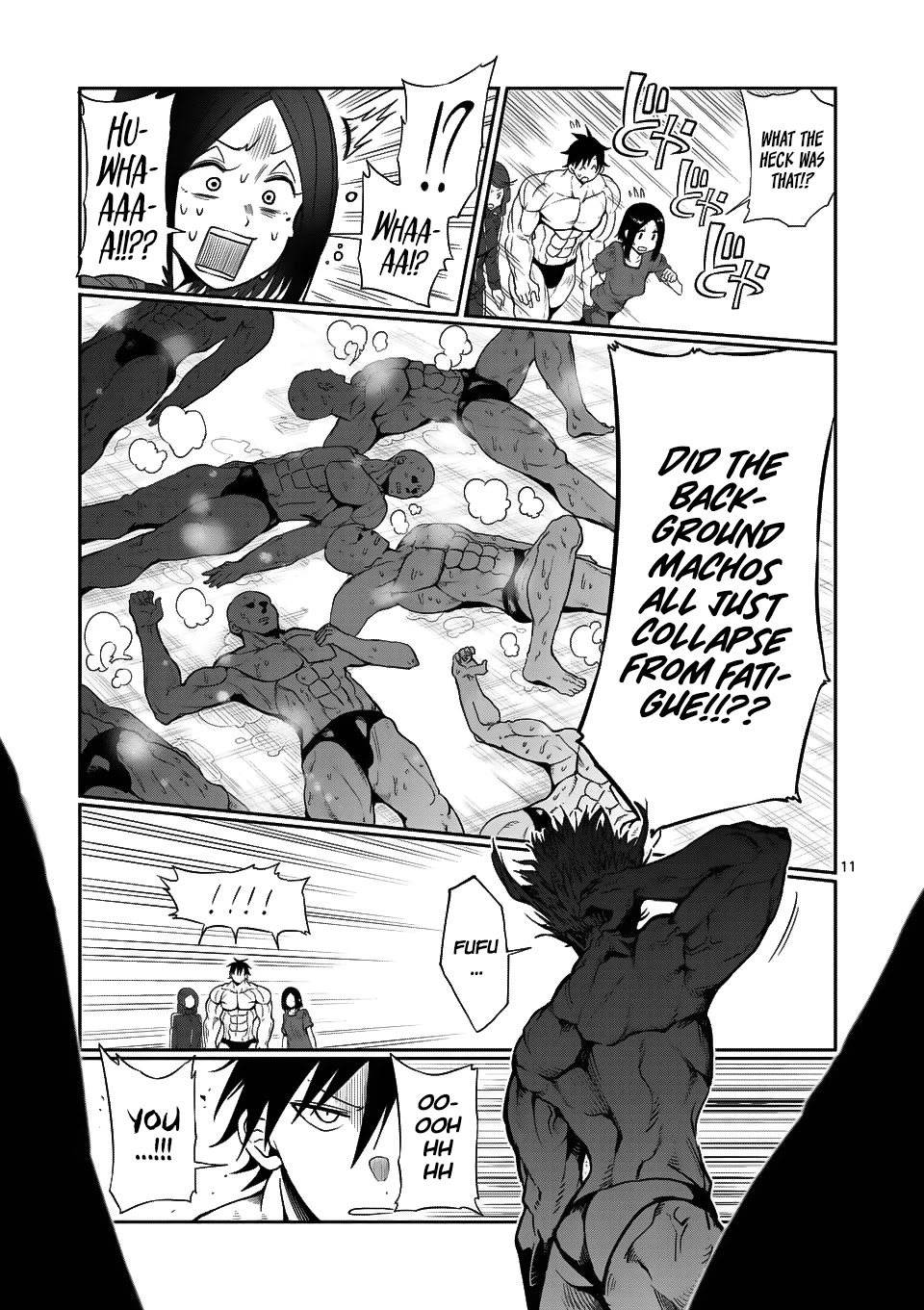 Danberu nan kiro moteru? Chapter 43 page 12 - Chapter 43: Leg Press Machine
